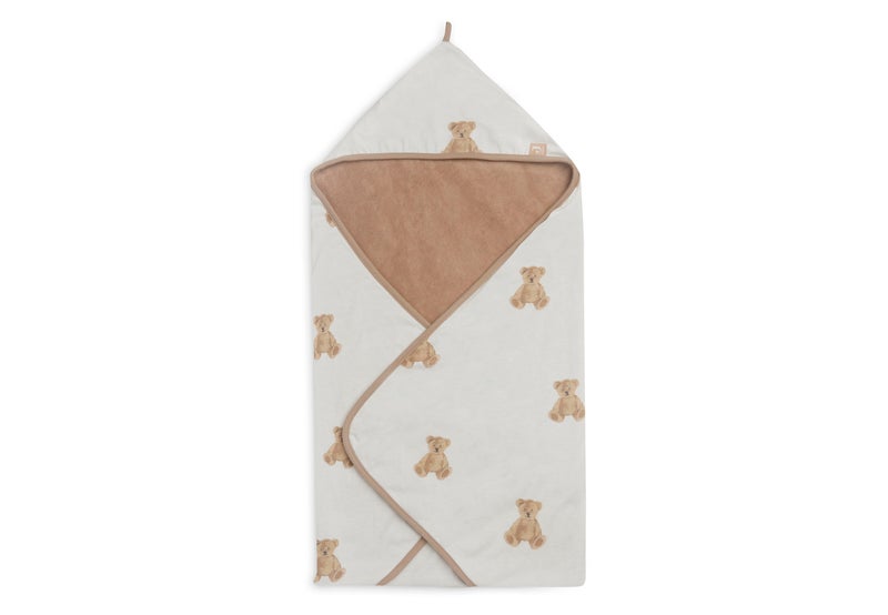 Jollein Bath Cape 75x75cm Teddy Bear GOTS - Image 5
